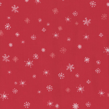 Winter Waddles WWAD5429-R Red by Sally Darby for P&B Textiles