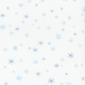 Winter Waddles WWAD5429-W White by Sally Darby for P&B Textiles