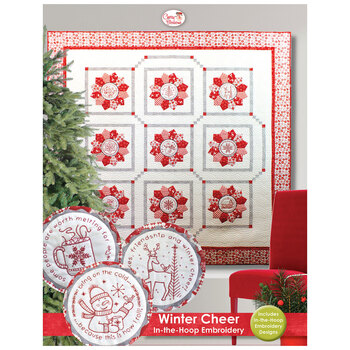 Winter Cheer In-The-Hoop Embroidery Pattern