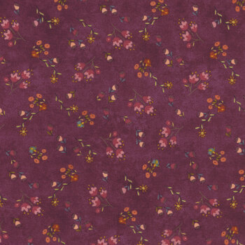 Gift of Grateful Praise 3223-55 Purple by Janet Rae Nesbitt for Henry Glass Fabrics