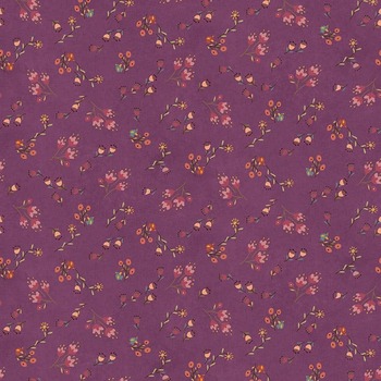 Gift of Grateful Praise 3223-55 Purple by Janet Rae Nesbitt for Henry Glass Fabrics