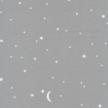 Gentle Night Flannel 22369-184 Charcoal from Robert Kaufman Fabrics