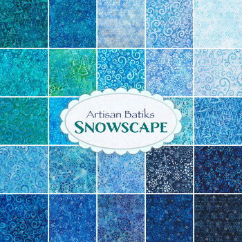 Snowscape  24 Fat Quarter Bundle by Artisan Batiks for Robert Kaufman Fabrics