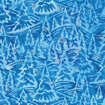 Snowscape 22645-243 Cerulean by Artisan Batiks for Robert Kaufman Fabrics