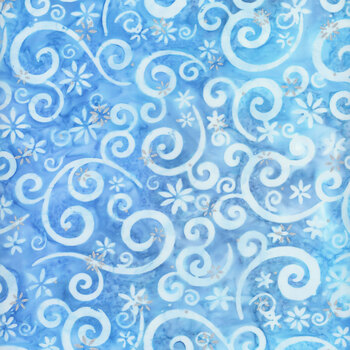 Snowscape 22648-63 Sky by Artisan Batiks for Robert Kaufman Fabrics