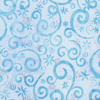 Snowscape 22648-65 Powder by Artisan Batiks for Robert Kaufman Fabrics