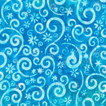 Snowscape 22648-70 Aqua by Artisan Batiks for Robert Kaufman Fabrics