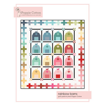 Rainbow Barns Quilt Pattern