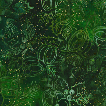 Joyful Holidays 22641-7 Green by Artisan Batiks for Robert Kaufman Fabrics