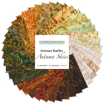 Autumn Skies  Charm Square by Artisan Batiks for Robert Kaufman Fabrics