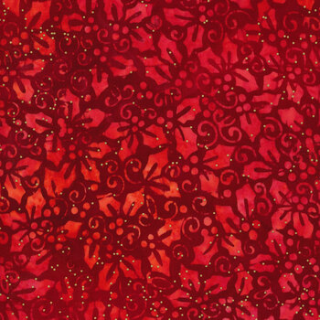 Joyful Holidays 22642-105 Garnet by Artisan Batiks for Robert Kaufman Fabrics