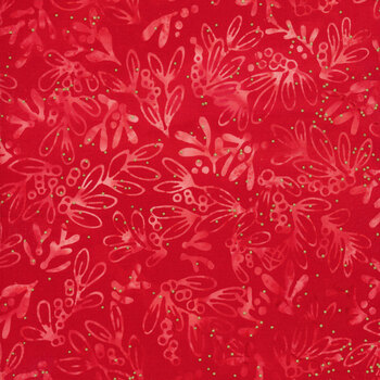 Joyful Holidays 22643-93 Scarlet by Artisan Batiks for Robert Kaufman Fabrics
