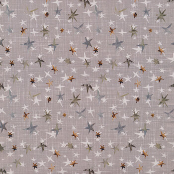Winter Dreams 90845-14 Stars Taupe by Bernadett Urbanovics for FIGO Fabrics