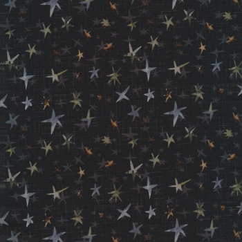 Winter Dreams 90845-99 Stars Black by Bernadett Urbanovics for FIGO Fabrics