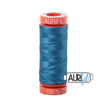 Aurifil 50wt Small Spools - 1125 Medium Teal - 220yds