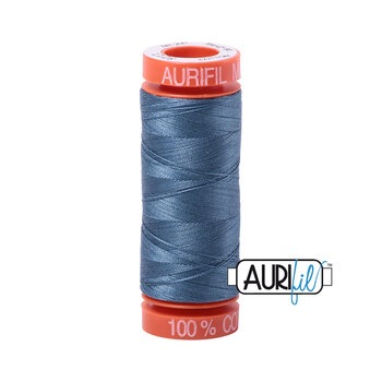 Aurifil 50wt Small Spools - 1126 Blue Gray - 220yds