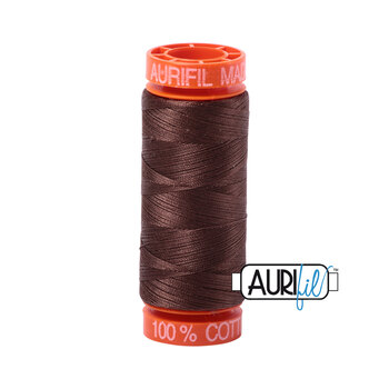 Aurifil 50wt Small Spools - 1285 Medium Bark - 220yds