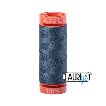 Aurifil 50wt Small Spools - 1310 Medium Blue Gray - 220yds