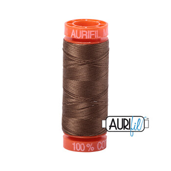 Aurifil 50wt Small Spools - 1318 Dark Sandstone - 220yds