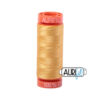 Aurifil 50wt Small Spools - 2134 Spun Gold - 220yds