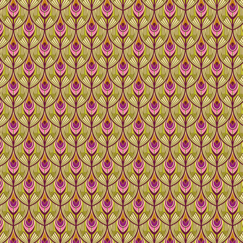 Wild Abandon 90897-70 Swagger Olive by Heather Bailey for FIGO Fabrics