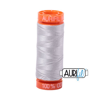 Aurifil 50wt Small Spools - 2615 Aluminium - 220yds