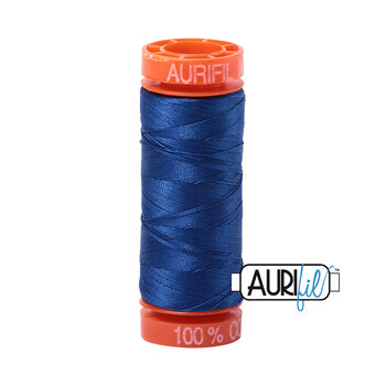 Aurifil 50wt Small Spools - 2740 Dark Cobalt - 220yds