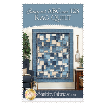 Easy as ABC and 123 Rag Quilt Pattern - PDF Download