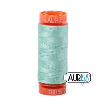 Aurifil 50wt Small Spools - 2835 Medium Mint - 220yds