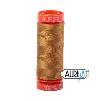 Aurifil 50wt Small Spools - 2975 Brass - 220yds