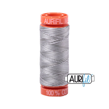 Aurifil 50wt Small Spools - 4670 Silver Fox - 220yds