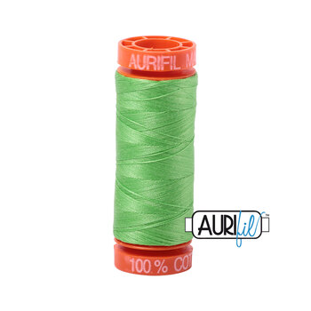 Aurifil 50wt Small Spools - 6737 Shamrock Green - 220yds