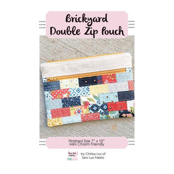 Brickyard Double Zip Pouch Pattern