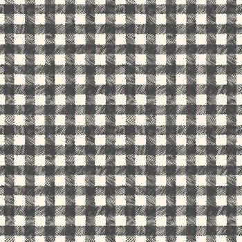 Homemade Holidays 10557-K Woven Check Grey by Kris Lammers for Maywood Studio