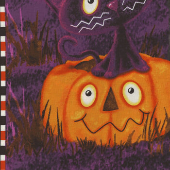 Graveyard Ghouls 7803PG-55 Panel by Victoria Hutto for Studio E Fabrics