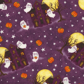 Graveyard Ghouls 7793G-55 by Victoria Hutto for Studio E Fabrics