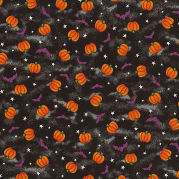 Graveyard Ghouls 7798G-99 by Victoria Hutto for Studio E Fabrics