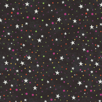 Graveyard Ghouls 7800G-99 by Victoria Hutto for Studio E Fabrics REM
