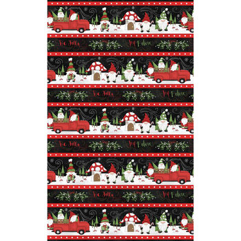 Our Gnome to Yours 56079-319 Repeating Stripe Multi by Lorilynn Simms for Wilmington Prints