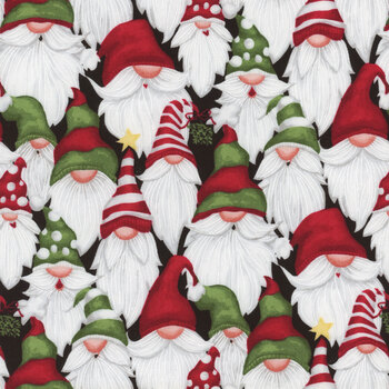 Our Gnome to Yours 56080-913 Packed Gnomes Multi by Lorilynn Simms for Wilmington Prints REM