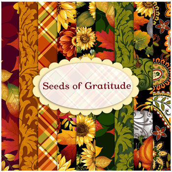 Seeds of Gratitude 9 FQ by Art Loft  for Studio E Fabrics