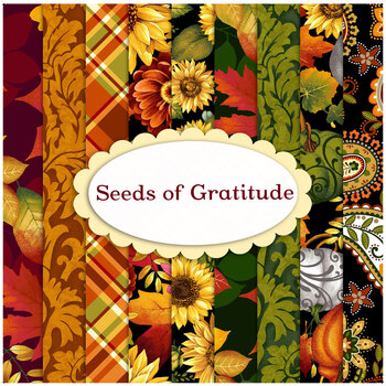 Seeds of Gratitude 9 FQ by Art Loft  for Studio E Fabrics