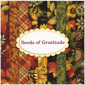 Seeds of Gratitude 9 FQ Set by Art Loft  for Studio E Fabrics