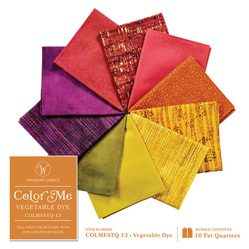 Color Me Bundles  10 FQ Set - Vegetable Dye by Windham Fabrics