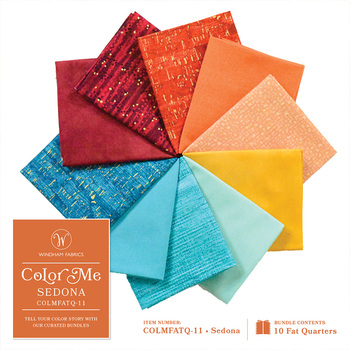 Color Me Bundles - Sedona 10 FQ Set by Windham Fabrics