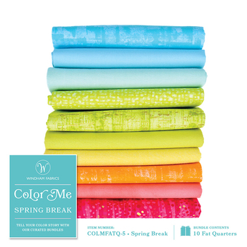 Color Me Bundles  10 FQ Set - Spring Break by Windham Fabrics