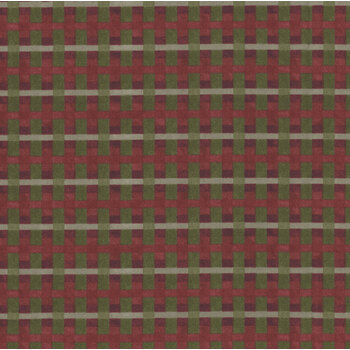 Up On The Housetop C14735-CRANBERRY by Teresa Kogut for Riley Blake Designs