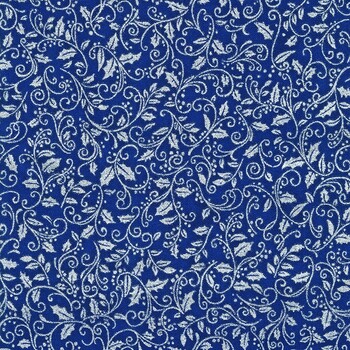 Holiday Charms 20969-4 Blue from Robert Kaufman Fabrics