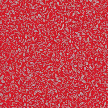 Holiday Charms 20969-93 Scarlet from Robert Kaufman Fabrics