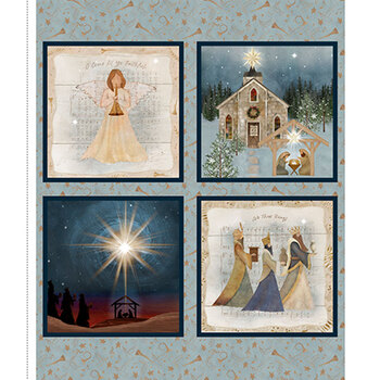 O' Holy Night 22355-PNL O' Holy Night Panel by Beth Albert for 3 Wishes Fabrics